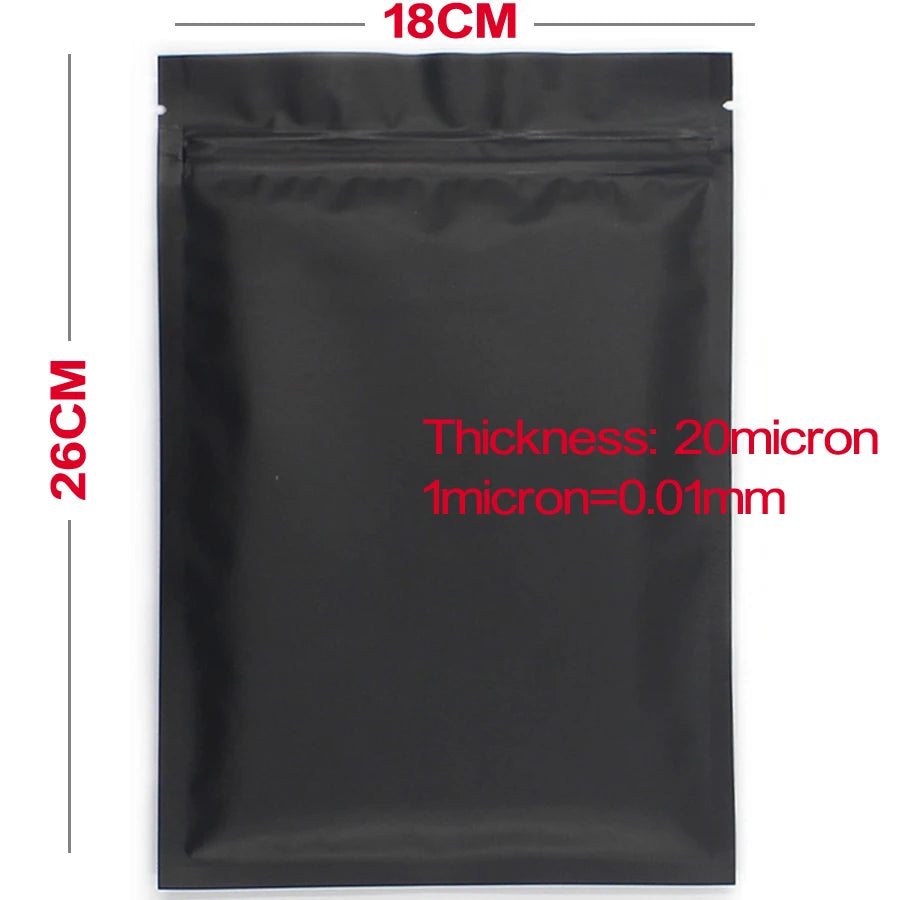 Mylar Aluminum Foil Ziplock Packaging Smell Proof Bags