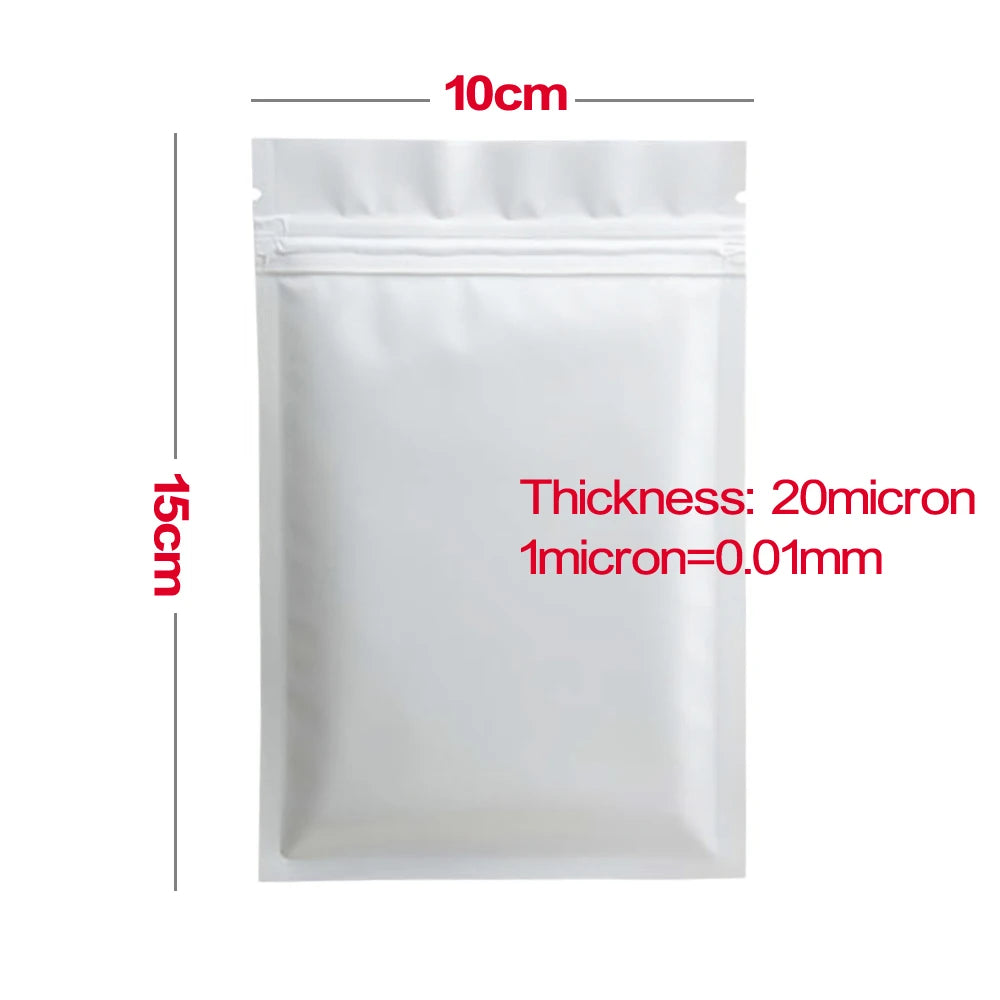 Mylar Aluminum Foil Ziplock Packaging Smell Proof Bags