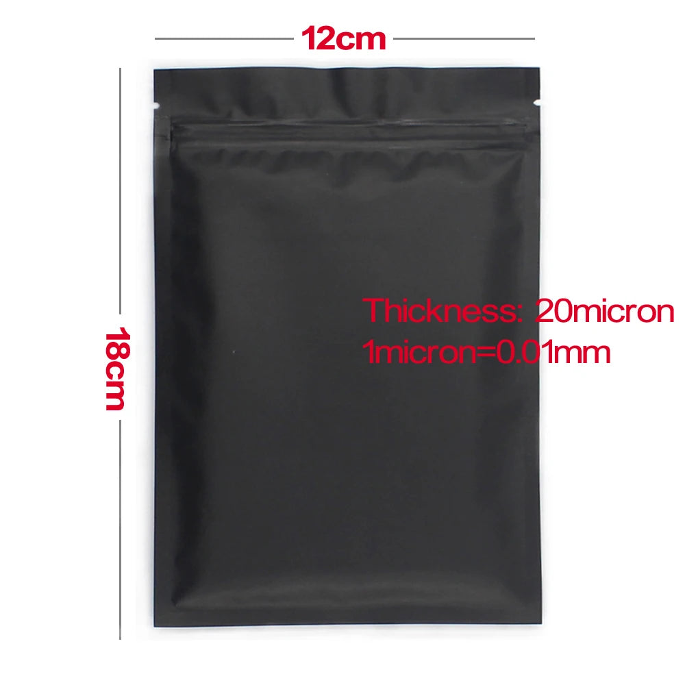 Mylar Aluminum Foil Ziplock Packaging Smell Proof Bags
