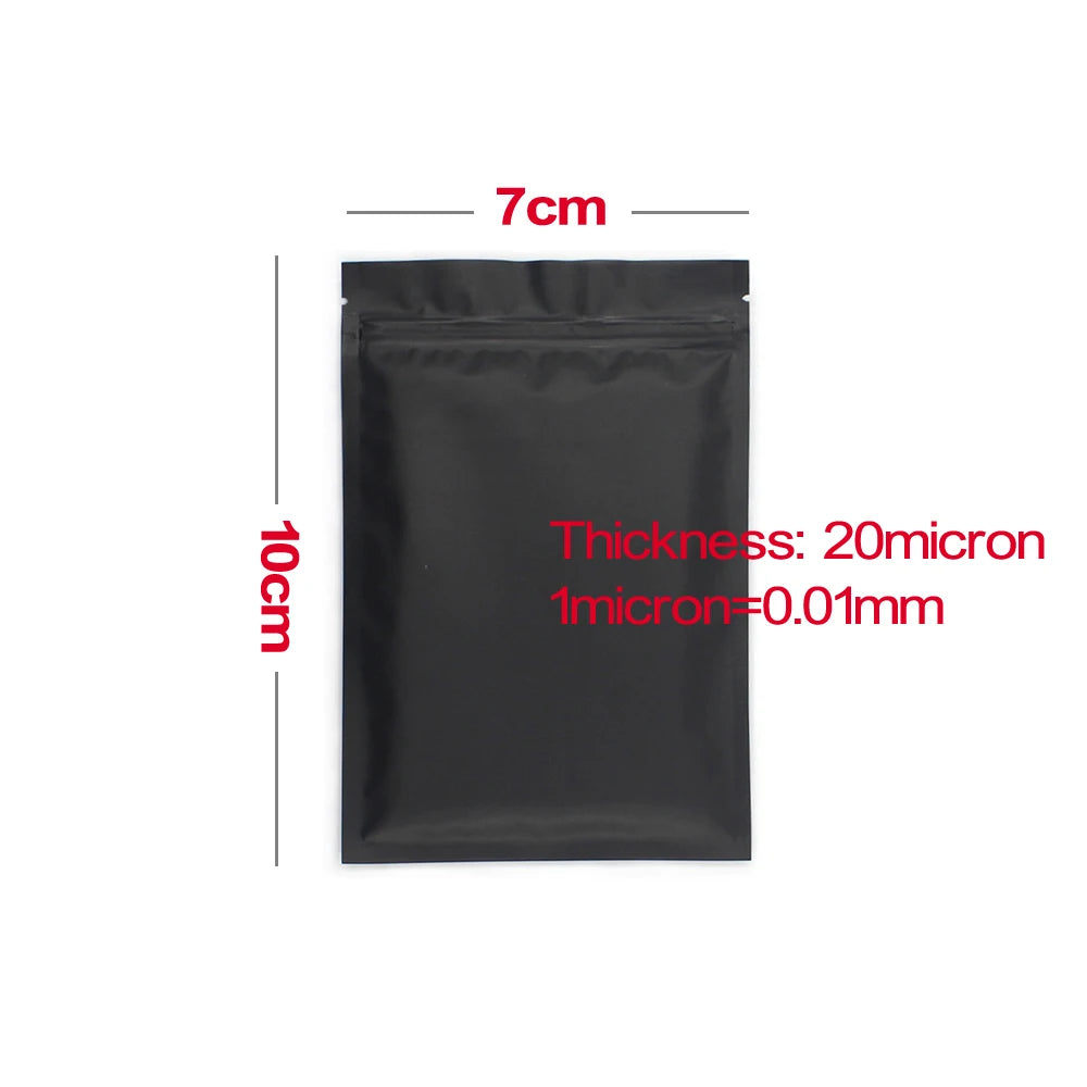Mylar Aluminum Foil Ziplock Packaging Smell Proof Bags