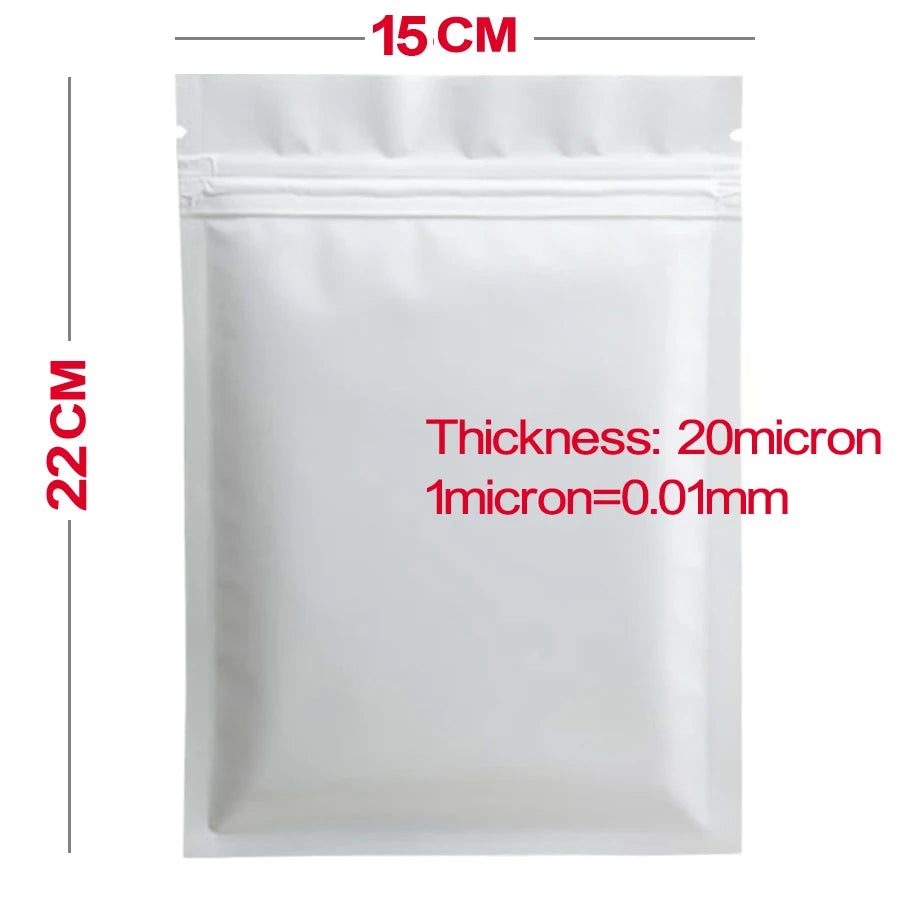 Mylar Aluminum Foil Ziplock Packaging Smell Proof Bags