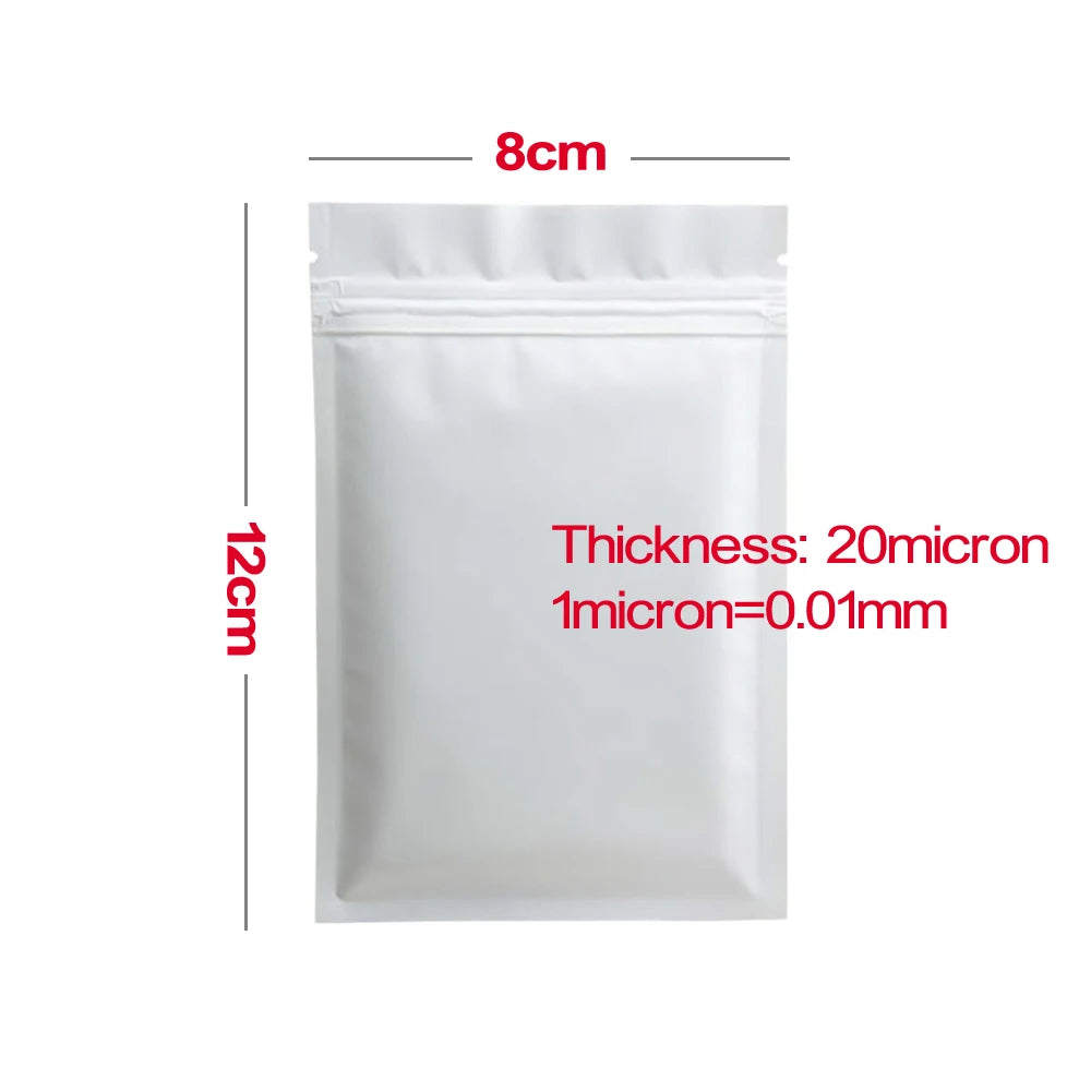 Mylar Aluminum Foil Ziplock Packaging Smell Proof Bags