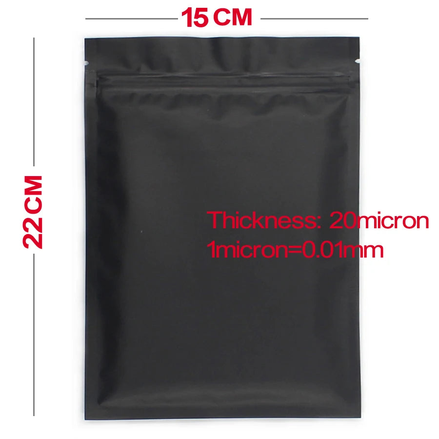 Mylar Aluminum Foil Ziplock Packaging Smell Proof Bags