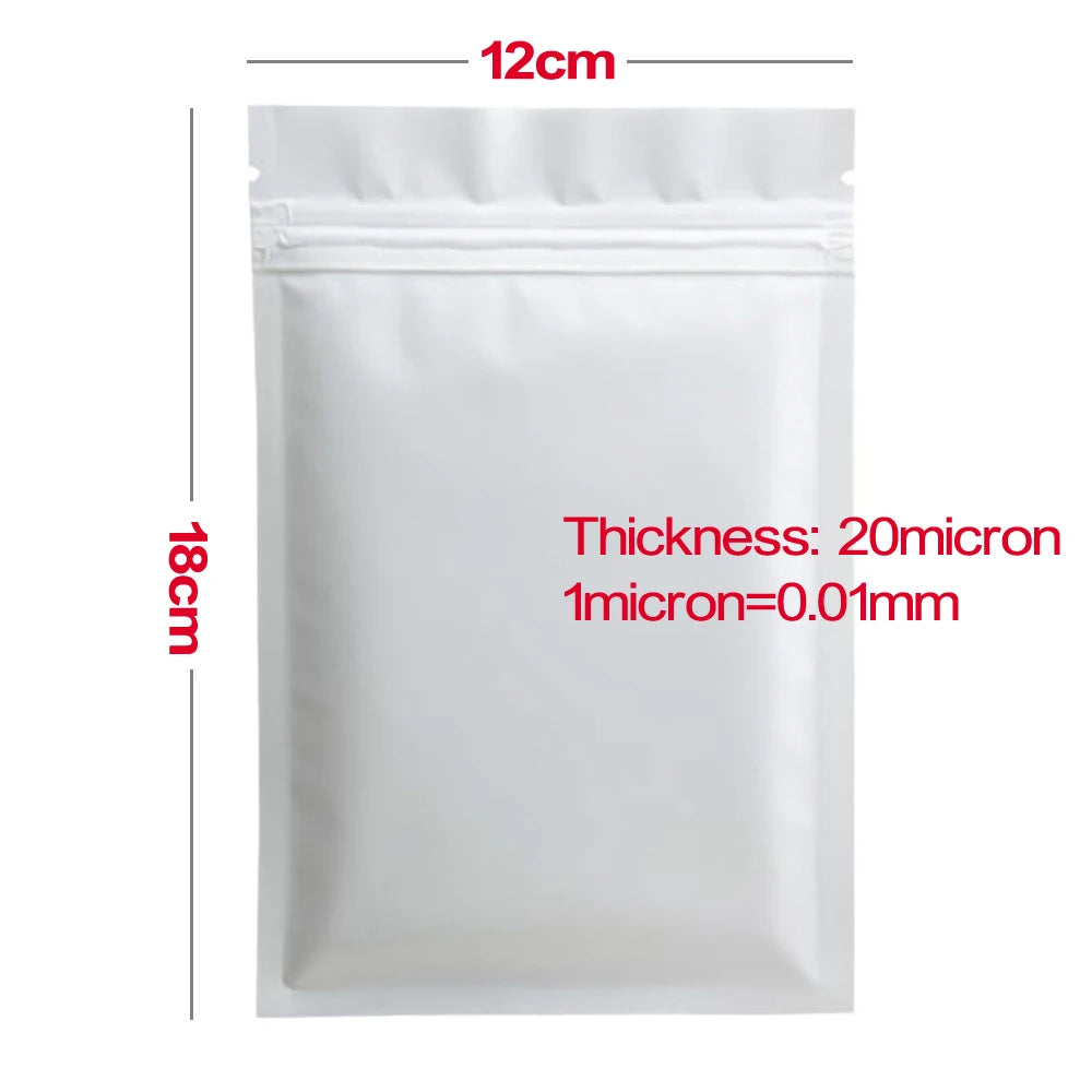 Mylar Aluminum Foil Ziplock Packaging Smell Proof Bags