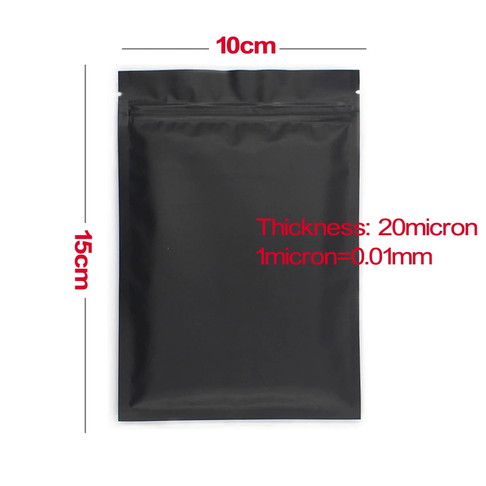 Mylar Aluminum Foil Ziplock Packaging Smell Proof Bags