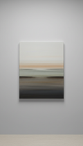 Gallery-Wrapped Abstract Canvas